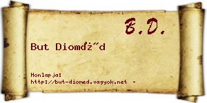 But Dioméd névjegykártya